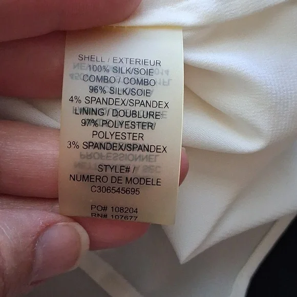 Alice and Olivia Silk dress Medium FLAWED Medium - Picture 7 of 12